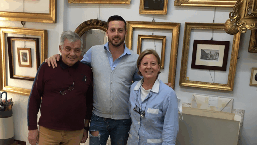 Ghilardi, la bottega d’arte da mettere in cornice