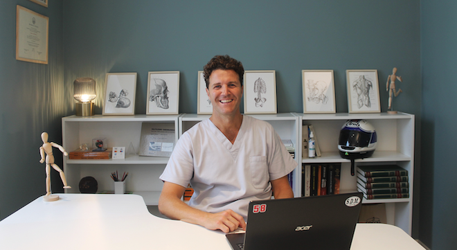Bettinelli, l’osteopata che rimette in moto il corpo