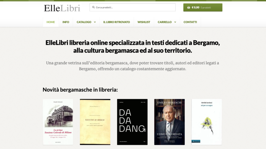 Elle Libri, la libreria on line nata per mettere <br/> in vetrina testi, autori ed editori bergamaschi