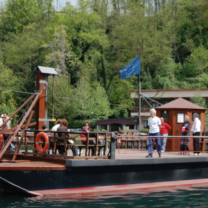 Traghetto leonardesco, per attraversare il fiume   Adda navigando nel tempo fino a 500 anni fa