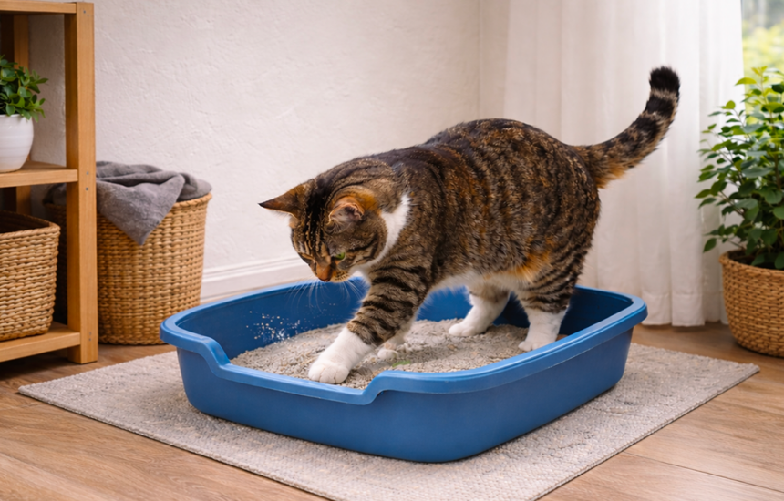 Il gatto fa pipì per casa? Non vuole farvi un dispetto<br>e potrebbe essere un sintomo da non sottovalutare