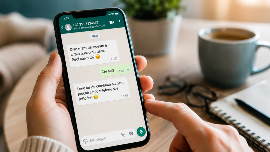 “Ciao mamma, questo è il mio nuovo numero”: come funziona la truffa WhatsApp